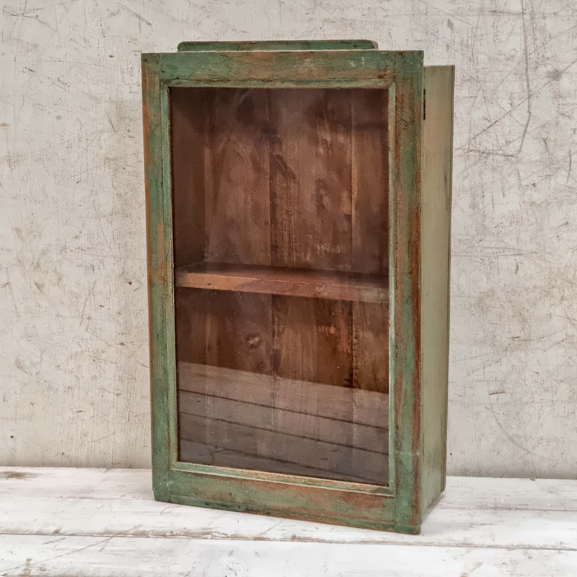 Vintage Turquoise Cabinet